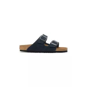 Birkenstock papuci din piele Arizona culoarea albastru marin, 1030916 imagine
