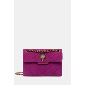 Kurt Geiger London geantă de mână din piele întoarsă KENSINGTON culoarea roz, 4372852219 imagine