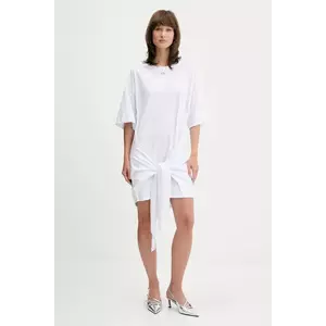 Diesel rochie D-EIVOR culoarea alb, mini, oversize, A19232.0NIAX imagine