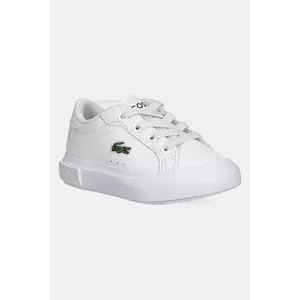 Lacoste sneakers pentru copii culoarea alb, 41SUI0014 imagine