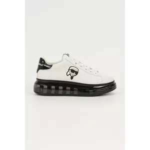 Karl Lagerfeld sneakers din piele KAPRI KUSHION culoarea alb, KL62630N imagine