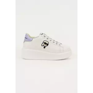 Karl Lagerfeld sneakers din piele ANAKAPRI culoarea alb, KL63530N imagine