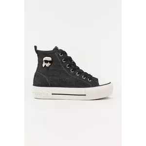 Karl Lagerfeld teniși KAMPUS MAX NFT culoarea albastru marin, KL60444D imagine