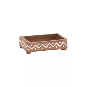 Madam Stoltz tavă decorativă 15 x 10 x 4 cm culoarea portocaliu imagine