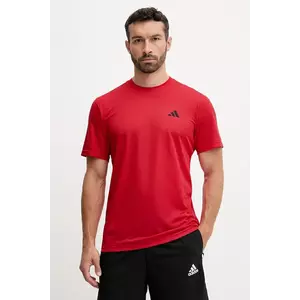 adidas Performance tricou de antrenament Train Essentials culoarea rosu, melanj, JC5194 imagine