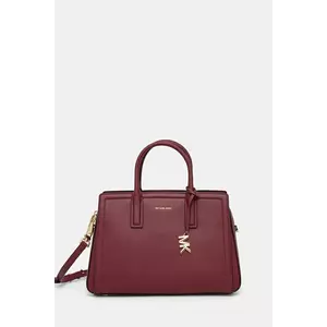 MICHAEL Michael Kors geantă de piele LAILA culoarea bordo, 30R5G9IS6L imagine