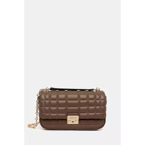 MICHAEL Michael Kors geantă de piele TRIBECA culoarea maro, 30R4G2RL7L imagine