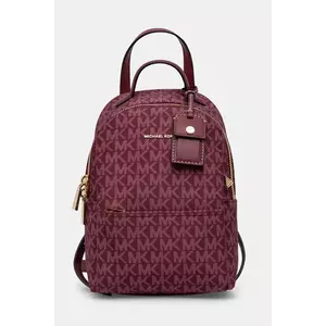 MICHAEL Michael Kors rucsac SABLE culoarea bordo, mic, cu imprimeu, 30T5G3XB1U imagine