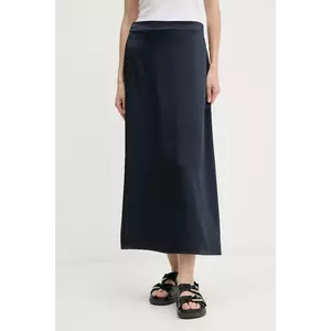 Weekend Max Mara fustă ANGELO culoarea albastru marin, maxi, evazati, 2525106041600 imagine