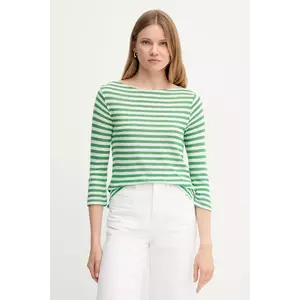 United Colors of Benetton longsleeve din amestec de in culoarea verde, 38O0D109X imagine