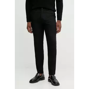 BOSS pantaloni culoarea negru, cu fason chinos, 50543945 imagine