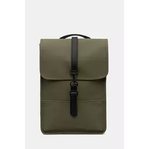 Rains rucsac 13020 Backpack Mini culoarea verde, mare, uni, 13020 imagine
