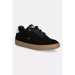 Elisabetta Franchi sneakers de piele întoarsă pentru copii culoarea negru, F4A9-E0340 imagine