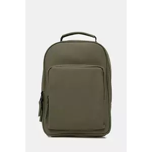 Rains rucsac 13260 Book Daypack culoarea verde, mare, uni, 13260 imagine