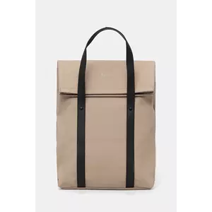 Rains rucsac 12940 2 Way Tote Backpack culoarea bej, mare, uni, 12940 imagine