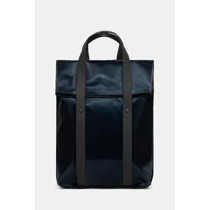 Rains rucsac 12780 2 Way Tote Backpack Mini culoarea bleumarin, mare, uni, 12780 imagine