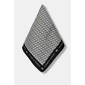 Elisabetta Franchi eșarfă de mătase culoarea negru, cu imprimeu, FO15F56E2 imagine