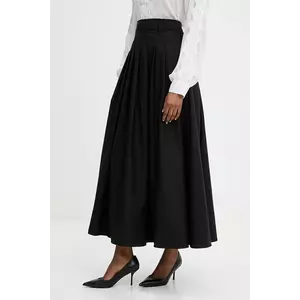 Answear.LAB fusta culoarea negru, maxi, evazati imagine