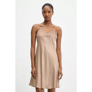Answear.LAB rochie culoarea maro, mini, drept imagine
