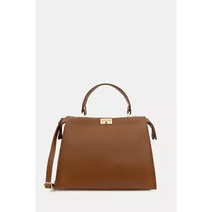 Answear.LAB poseta de piele culoarea maro imagine