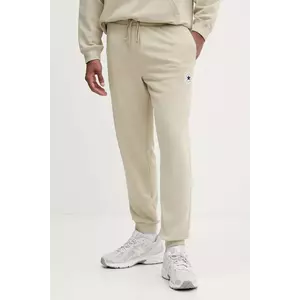 Converse pantaloni de trening culoarea bej, uni, 10026982-A09 imagine