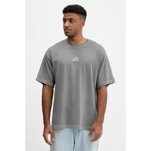 adidas tricou din bumbac All SZN culoarea gri, uni, JN0611 imagine
