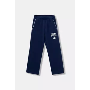 adidas pantaloni de trening pentru copii culoarea bleumarin, cu imprimeu, JW2387 imagine