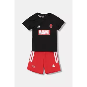 adidas set de bumbac pentru copii Marvel culoarea roșu, JW9968 imagine
