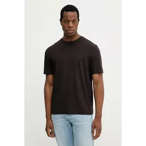BOSS tricou BOSS ORANGE culoarea maro, uni, 50473278 imagine