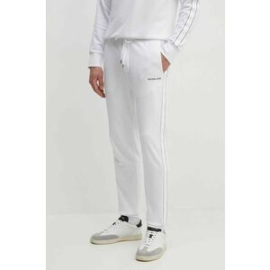 Michael Kors pantaloni de trening culoarea alb, cu imprimeu, CT4524J5MF imagine