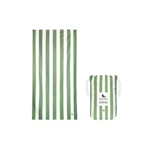 Dock & Bay prosop de plajă cu uscare rapidă Cayman Olive 200 x 90 cm culoarea verde imagine