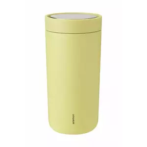 Stelton cană termică To Go Click 0, 4 L culoarea galben imagine