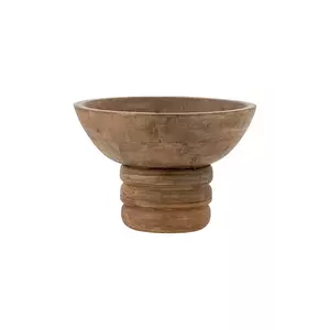 Bloomingville bol decorativ Nanuka 20, 5 x 14, 5 cm culoarea maro imagine