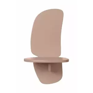 ferm LIVING raft suspendat Pilu Shelf 40 cm culoarea roz imagine