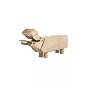Kay Bojesen figurină decorativă Hippo 9 cm culoarea bej imagine