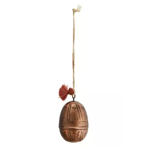 Madam Stoltz pandantiv decor 5 cm culoarea maro imagine