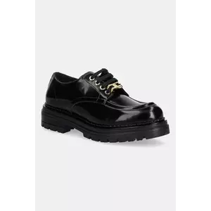 Elisabetta Franchi pantofi copii culoarea negru, F4A4-E0402 imagine