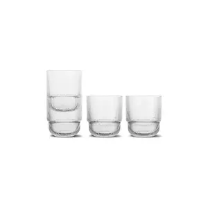 Sagaform un set de ochelari Blanka 400 ml 4-pack culoarea transparent imagine