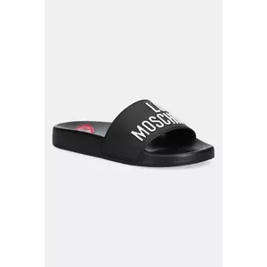 Love Moschino papuci culoarea negru imagine