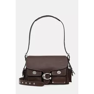 Coach poșetă de piele Cargo Turnlock Soft Tabby culoarea maro, CU124 imagine