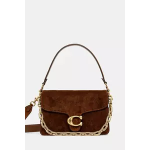 Coach geanta de mână din piele întoarsă Tabby culoarea maro, CCK51 imagine