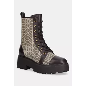 MICHAEL Michael Kors bocanci Blake culoarea maro, cu platformă, 40T5BKFE5Y.270 imagine