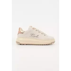 Karl Lagerfeld sneakers KAPRI LUG culoarea bej, KL67518A imagine