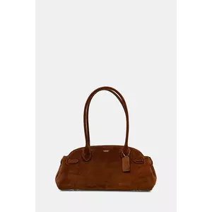 Coach geanta de mână din piele întoarsă Empire Carryall Bag 34 culoarea maro, CBN41 imagine