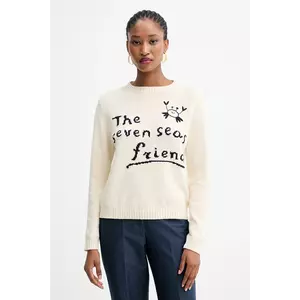 Weekend Max Mara pulover NESPOLA culoarea bej, light, 2525366171600 imagine