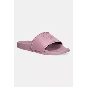 Karl Lagerfeld papuci KONDO 2.0 femei, culoarea auriu, cu toc drept, KL80919M imagine