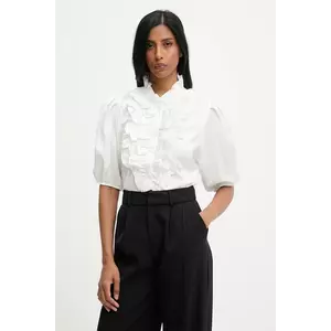 Answear.LAB bluza culoarea alb, neted imagine