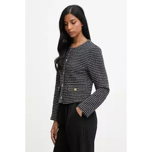 Answear.LAB sacou culoarea albastru marin, un singur rand de nasturi, modelator imagine