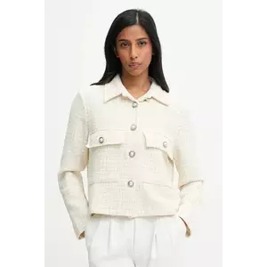 Answear.LAB sacou culoarea bej, un singur rand de nasturi, modelator imagine