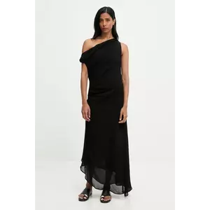 Answear.LAB rochie culoarea negru, maxi, drept imagine